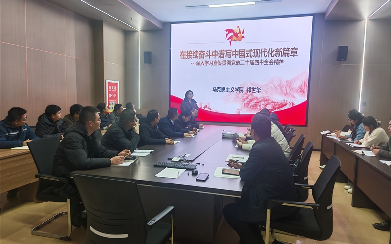 創(chuàng)新創(chuàng)業(yè)學院黨總支舉辦黨的二十屆四中全會精神專題宣講會